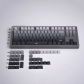 Gradient Grey Top / Side Legends 104+21 Full PBT Dye Sublimation Keycaps Set for Cherry MX Mechanical Gaming Keyboard